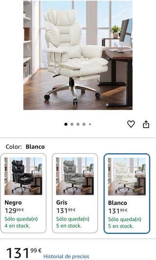 2 Sillones ergonómicos de oficina NUEVO