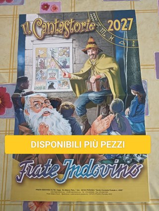 Calendario Frate Indovino anno 2027 da appendere