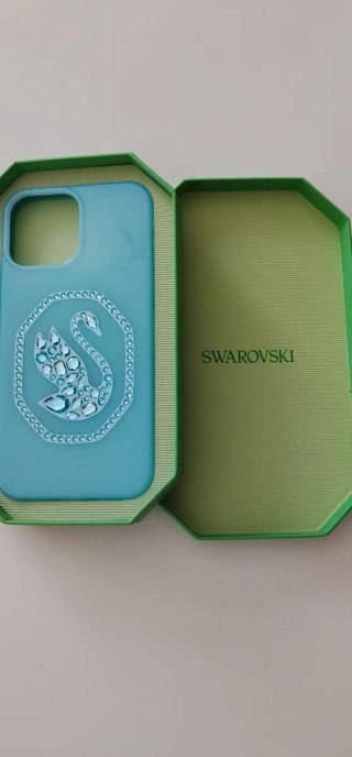 Funda iPhone Swarovski Azul Cisne