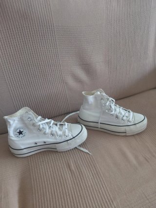 Zapatillas Converse Blancas Plataforma