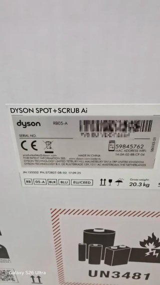 Robot Aspirador y Fregona Dyson Spot+Scrub AI