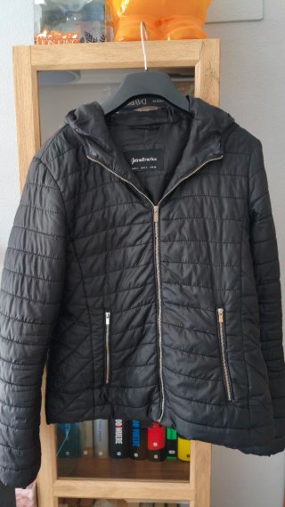 Chaqueta Stradivarius Negra Talla M