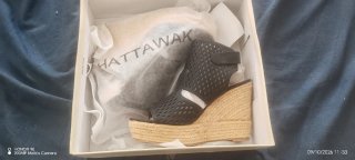 Sandalias Plataforma Hattawak Negras