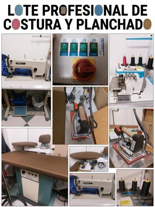 Lote Maquinaria Taller Confección COMO NUEVO