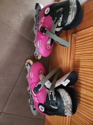 Patines Oxelo rosas talla 32-35