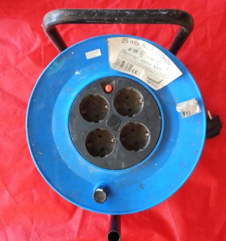 Lote 2 Enrollacables Eléctricos 25m y 5m