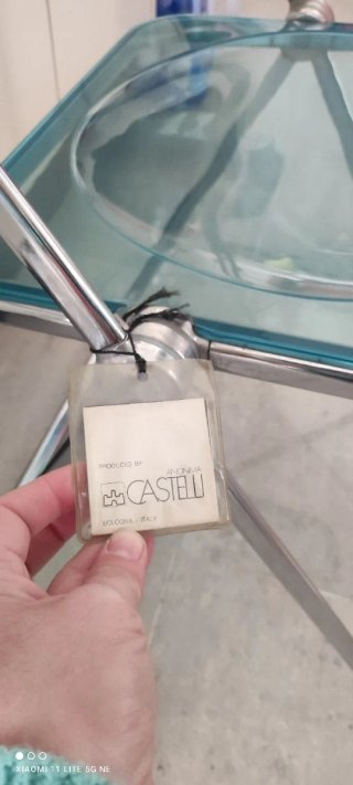 2 Sedie Plia Anonima Castelli più gancio