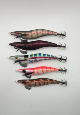 Set de 5 Jibioneras Gan Craft Egi-Jya