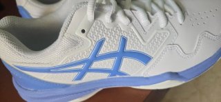 Zapatillas Asics Blancas y Azules