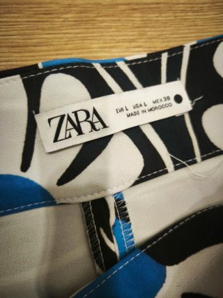 Conjunto Zara Palazzo y Camisa Estampado
