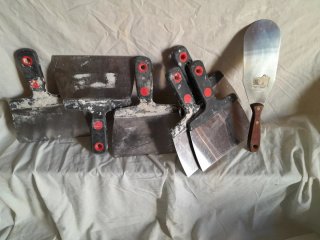 Set de 10 Espátulas de Albañilería.