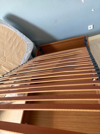 Cama abatible con colchón látex Dicon 105x190