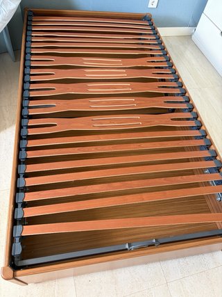 Cama abatible con colchón látex Dicon 105x190