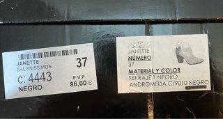 Botines Negro Andromeda con Tacón