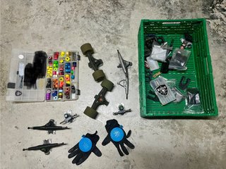 Lote de accesorios para skate