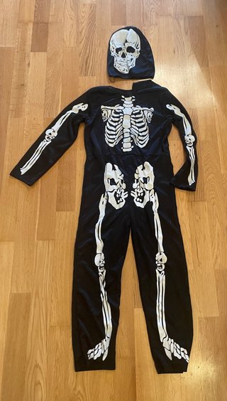 Disfraz Esqueleto Halloween Talla M