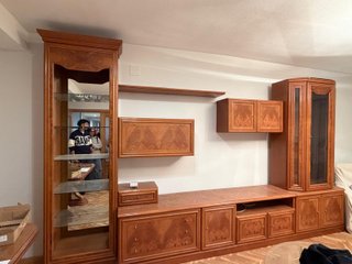 Mueble de Salón Modular de Madera