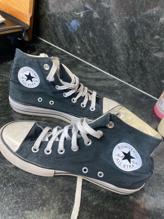 Converse All Star Botas Negras y blanxas 30€ 2 par