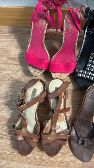Lote 4 Sandalias Mujer