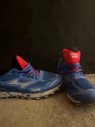 Zapatillas AIMS Running Health 6995 Azul/Rojo