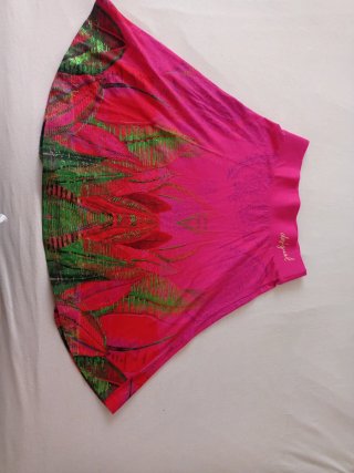 Falda Desigual Estampada