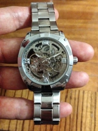 Reloj Skyline Automático Skeleton Plata