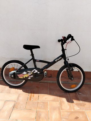 Bicicleta Infantil B'Twin 16" con ruedines
