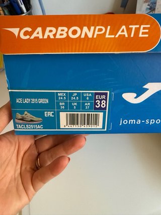 Zapatillas Padel Joma Verdes y Blancas