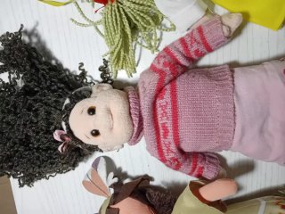 Set de 4 Muñecas de Trapo