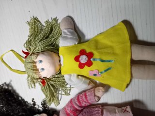 Set de 4 Muñecas de Trapo
