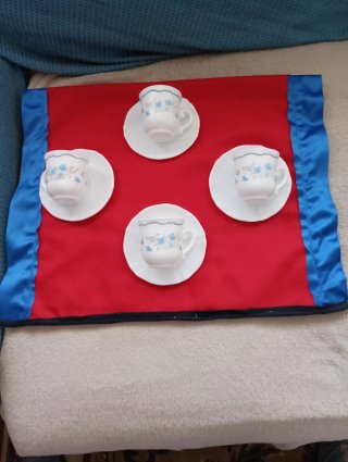 Set de 4 Pocillos y Platos Arcopal