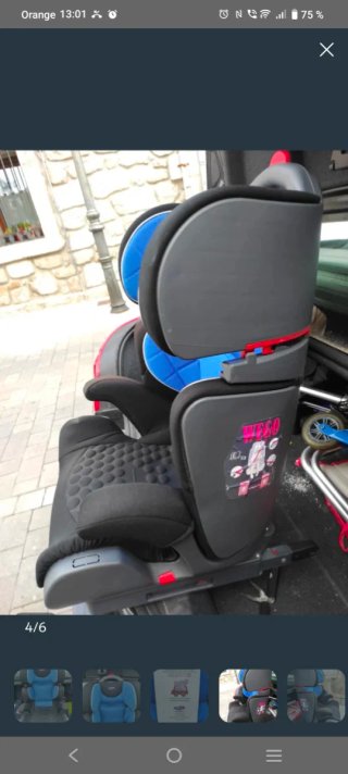 Silla de Coche Klippan Grupo 2/3 con Isofix