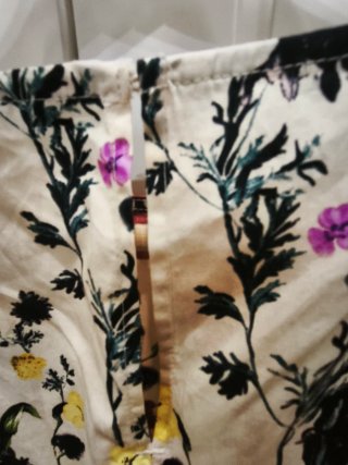 Blusa floral estilo tie-front