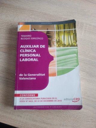Auxiliar de Clínica, Personal Laboral de la Gen...