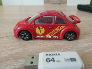 Coche de juguete Volkswagen Beetle Rojo Bburago