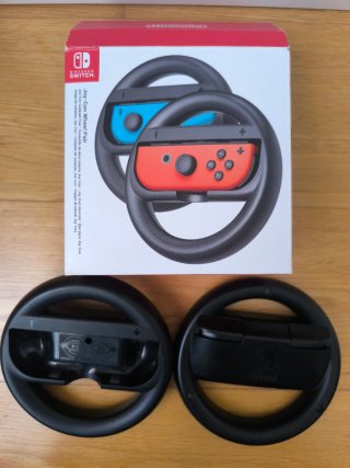 Pack 2 Volantes Joy-Con originales + 2 Raquetas