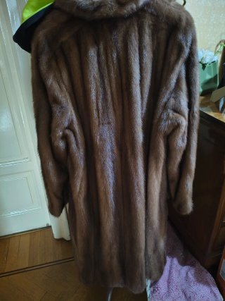 Pelliccia lunga marrone
