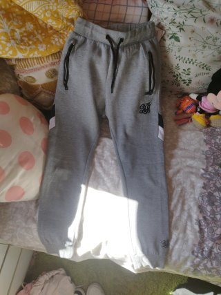 Pantalón de Chándal SikSilk Gris Talla M