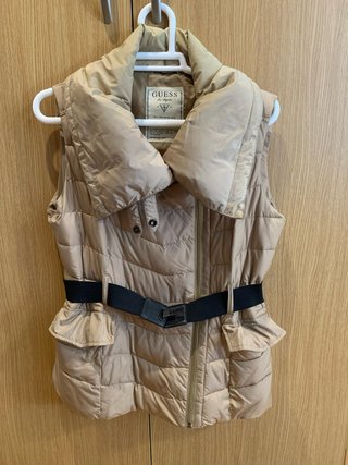Chaleco Corto Guess Beige