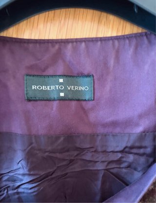 Vestido Roberto Verino gris y morado