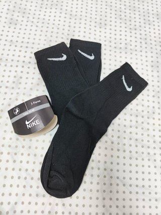 3 Pares de Calcetines Nike Negros