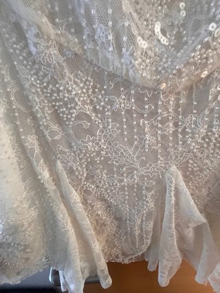 Vestido corto blanco Zara talla única