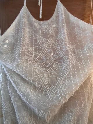 Vestido corto blanco Zara talla única