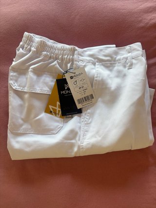 Pantalón de trabajo blanco Monza Talla 48-50