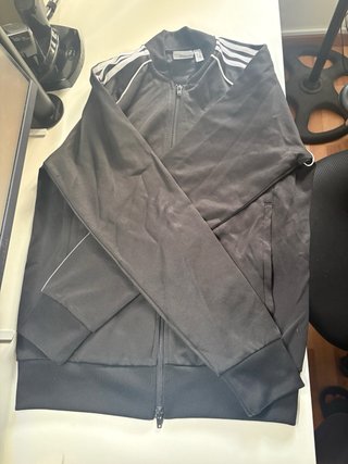 Chaqueta de chándal Adidas negra