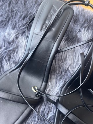 Sandalias tacón Zara negras