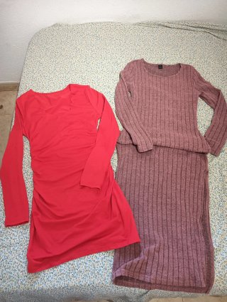 Lote de 2 vestidos de invierno