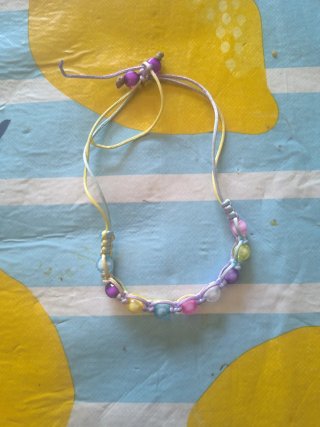 Pulsera de Bolitas de Colores sin marca