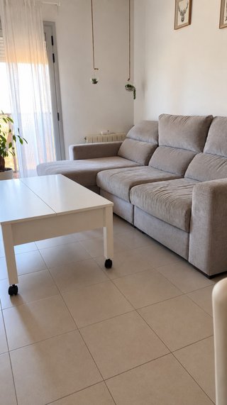 Sofá Chaise Longue Gris