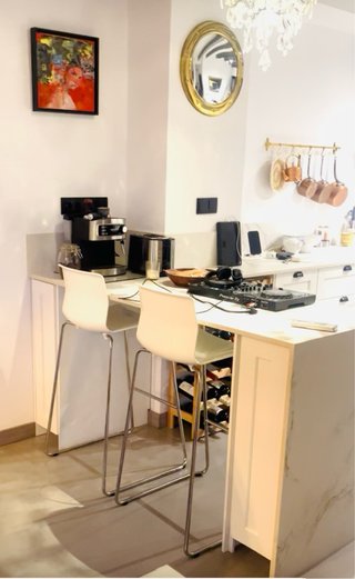2 Sedie da Bar Bianche 20€ ciascuna